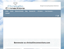 Tablet Screenshot of christallinconnections.com